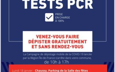 campagne de dépistage du COVID 19