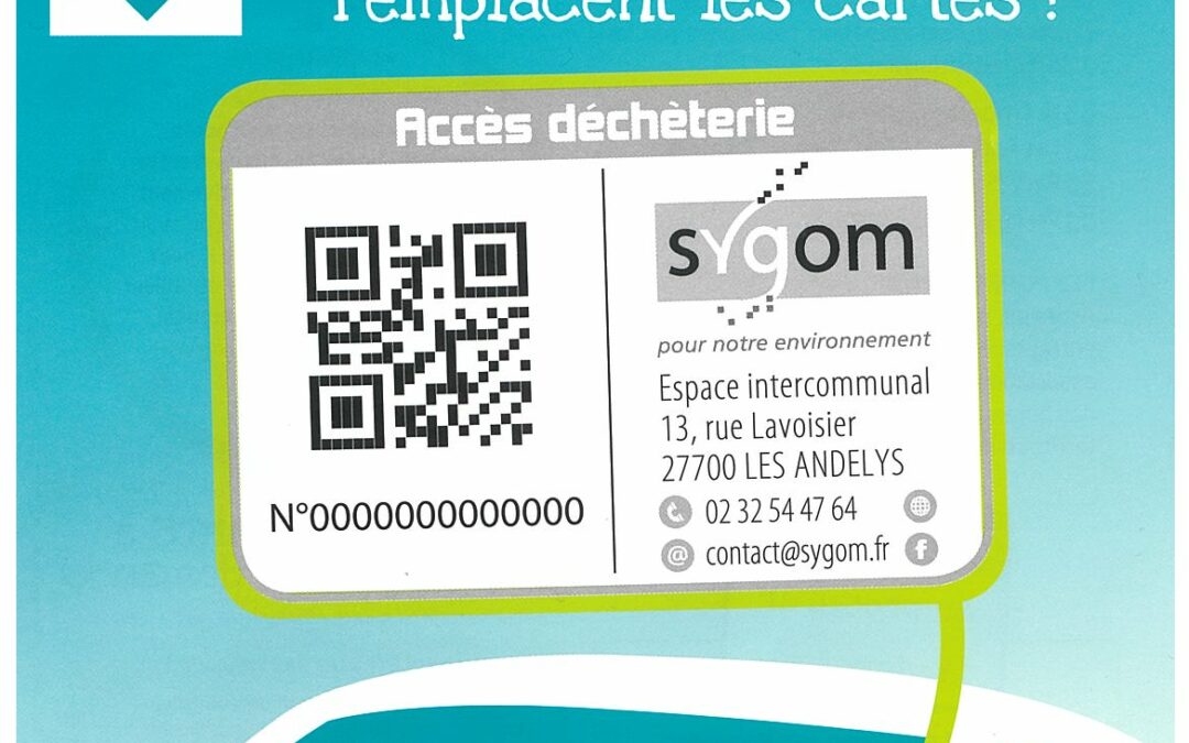 A partir du 1er février l’accès à votre déchèterie évolue!