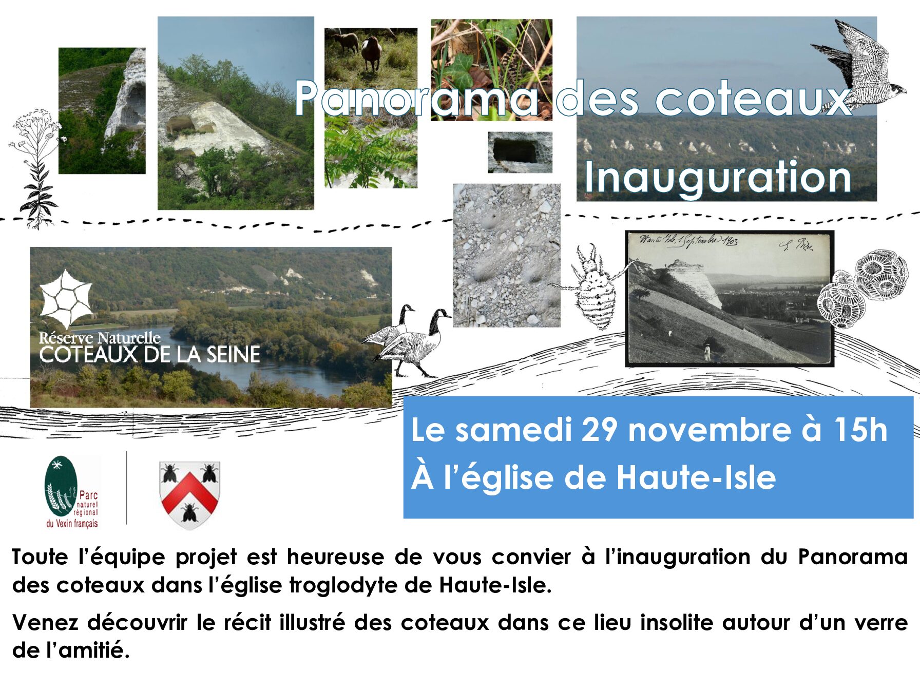 Panorama des coteaux inauguration